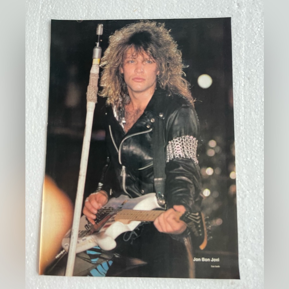 Vintage Jon Bon Jovi pinup